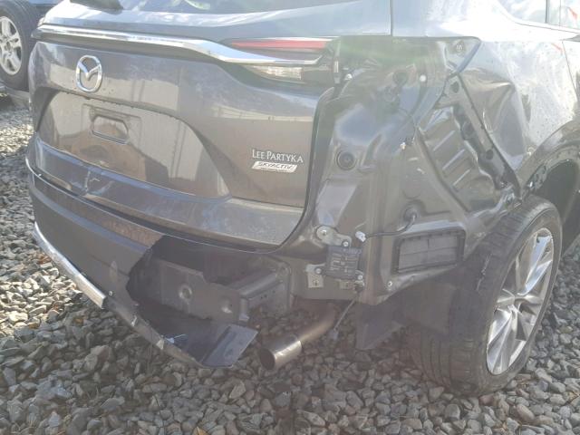 JM3TCBEY3G0101999 - 2016 MAZDA CX-9 SIGNA GRAY photo 9