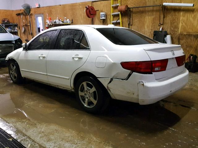 JHMCN36535C003627 - 2005 HONDA ACCORD HYB WHITE photo 3