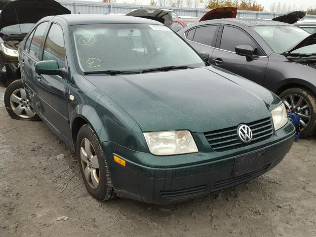 3VWSP29MX2M187833 - 2002 VOLKSWAGEN JETTA GLS GREEN photo 1