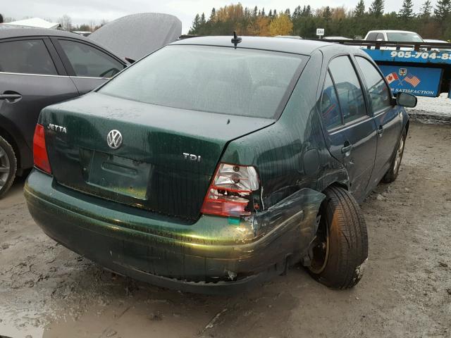 3VWSP29MX2M187833 - 2002 VOLKSWAGEN JETTA GLS GREEN photo 4