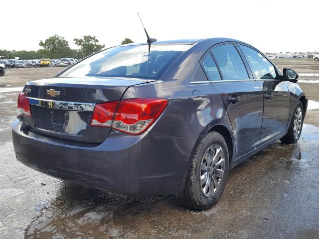 1G1PC5SH9B7109002 - 2011 CHEVROLET CRUZE LS CHARCOAL photo 4