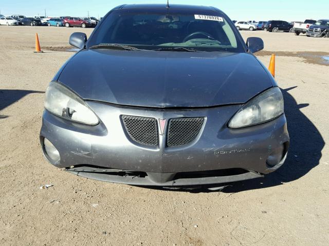 2G2WS522751175491 - 2005 PONTIAC GRAND PRIX ნაცრისფერი ფოტო 9