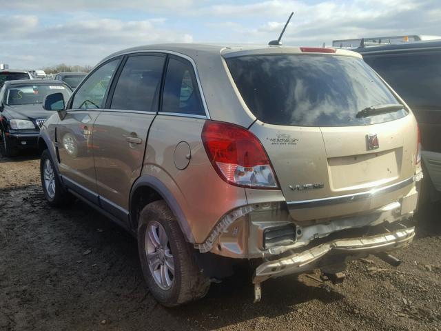 3GSCL33P48S520323 - 2008 SATURN VUE XE GOLD photo 3