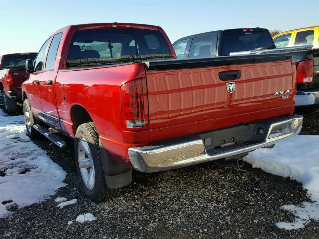 1D7HU18256S620350 - 2006 DODGE RAM 1500 S RED photo 3