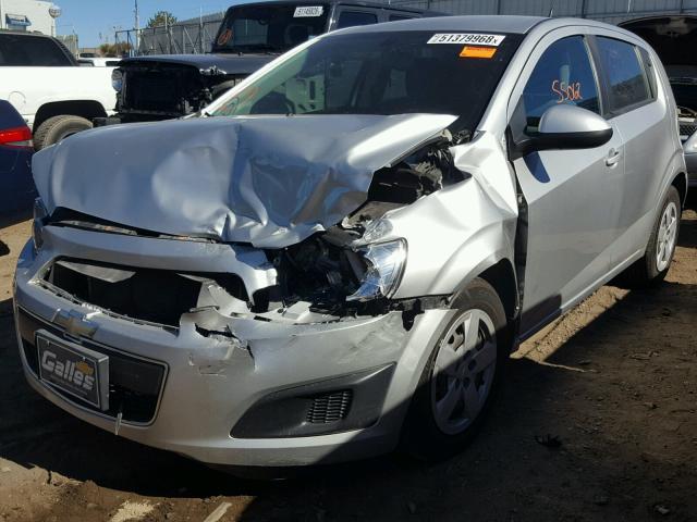 1G1JA6SH6E4116089 - 2014 CHEVROLET SONIC LS 灰色 照片 2