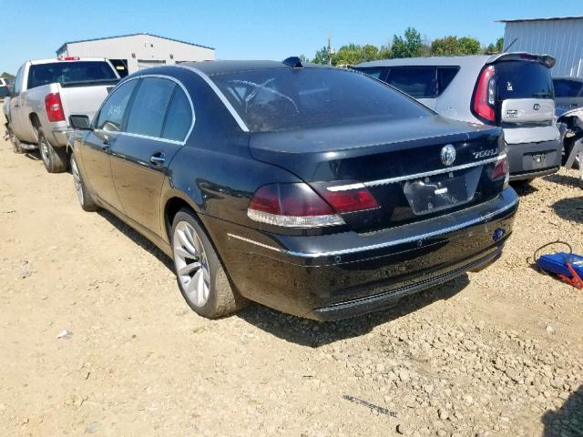 WBAHN83597DT66503 - 2007 BMW 750 BLACK photo 3