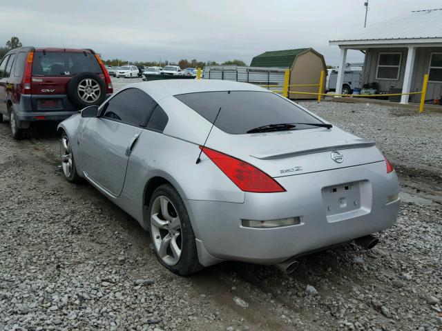 JN1BZ34D17M505385 - 2007 NISSAN 350Z COUPE SILVER photo 3