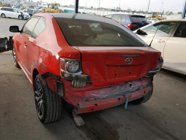JTKJF5C74E3084086 - 2014 TOYOTA SCION TC წითელი ფოტო 3