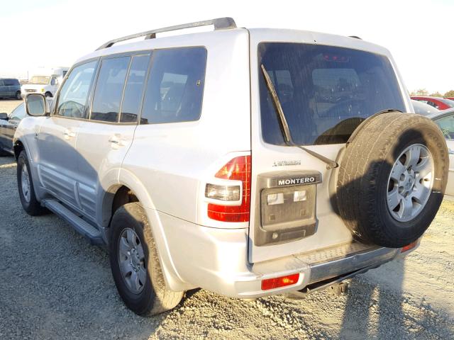 JA4MW51R42J070053 - 2002 MITSUBISHI MONTERO LI SILVER photo 3