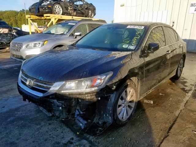 1HGCR2F80EA157123 - 2014 HONDA ACCORD EXL BLACK photo 2