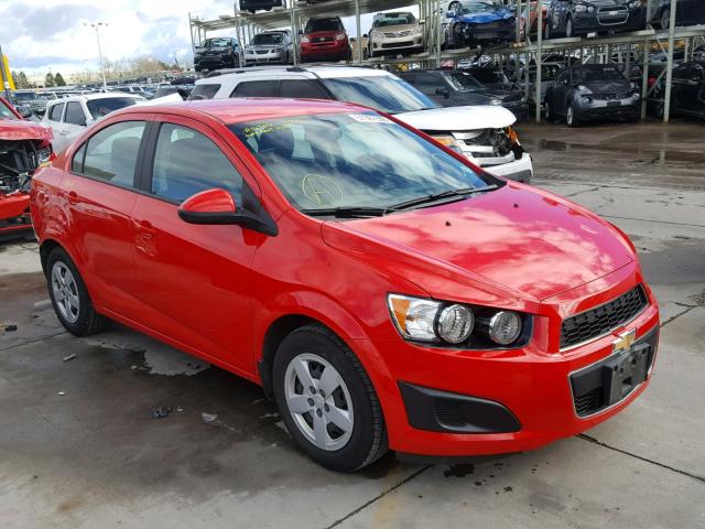 1G1JA5SH5G4102987 - 2016 CHEVROLET SONIC LS 红色 照片 1