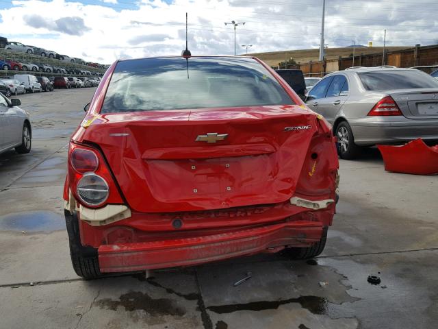 1G1JA5SH5G4102987 - 2016 CHEVROLET SONIC LS 红色 照片 9