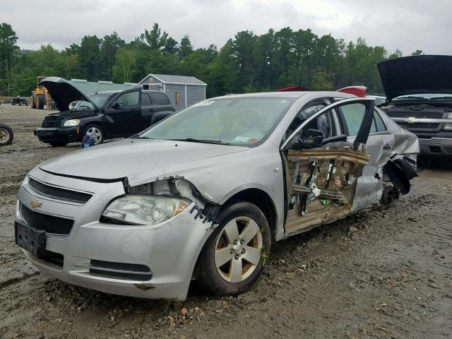 1G1ZF57588F234358 - 2008 CHEVROLET MALIBU HYB SILVER photo 2