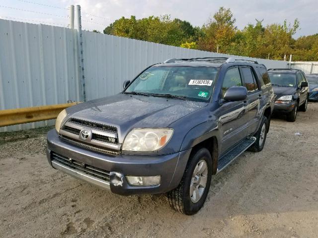 JTEBT17R140041233 - 2004 TOYOTA 4RUNNER LI GRAY photo 2