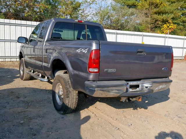 1FTSX31L33EB87112 - 2003 FORD F350 SRW S GRAY photo 3