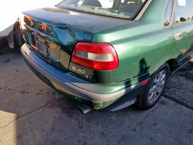 YV1VS2555YF487215 - 2000 VOLVO S40 GREEN photo 9