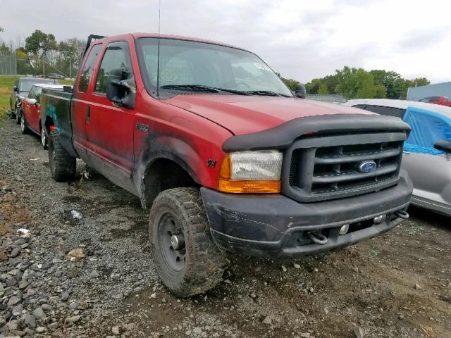 1FTNX21S11EA22431 - 2001 FORD F250 SUPER RED photo 1