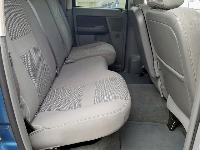 1D7KS28D36J148982 - 2006 DODGE RAM 2500 S Կապույտ լուսանկար 6