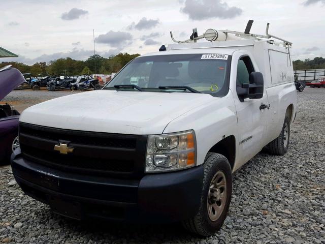 1GCEC14X88Z138838 - 2008 CHEVROLET SILVERADO WHITE photo 2