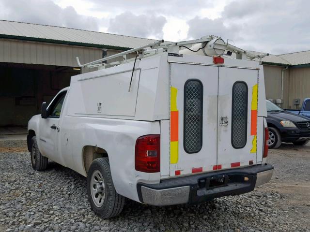 1GCEC14X88Z138838 - 2008 CHEVROLET SILVERADO WHITE photo 3