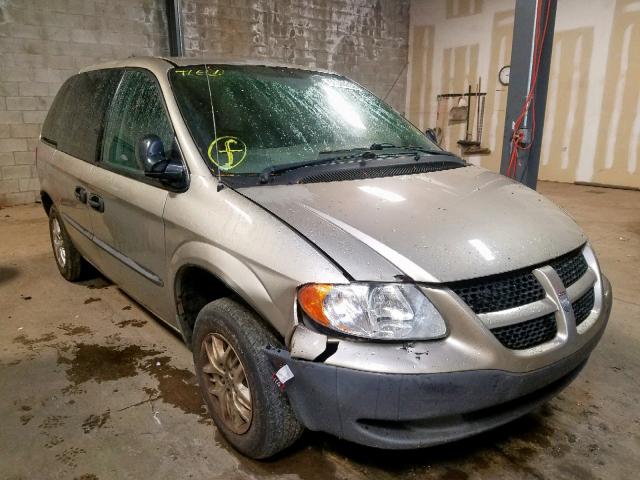 1D4GP25B44B566076 - 2004 DODGE CARAVAN SE BEIGE photo 1