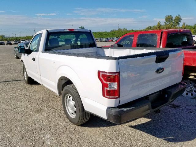 1FTMF1CB5JKC33526 - 2018 FORD F150 WHITE photo 3