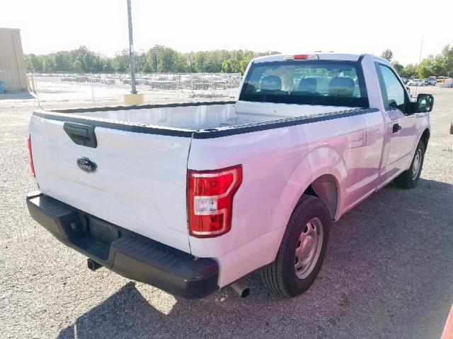 1FTMF1CB5JKC33526 - 2018 FORD F150 WHITE photo 4