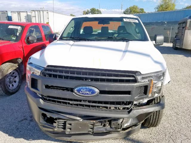 1FTMF1CB5JKC33526 - 2018 FORD F150 WHITE photo 9