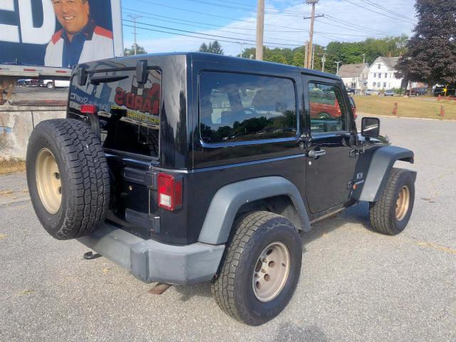 1J4FA24197L109176 - 2007 JEEP WRANGLER X BLACK photo 5