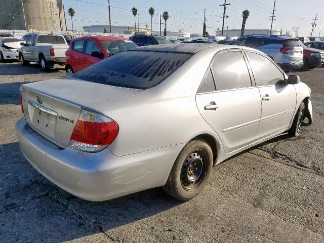 4T1BE32K26U732654 - 2006 TOYOTA CAMRY LE SILVER photo 4