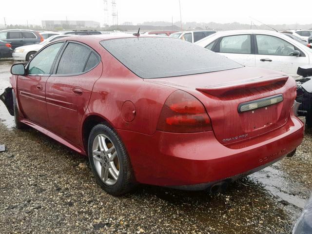 2G2WR554X61145962 - 2006 PONTIAC GRAND PRIX RED photo 3