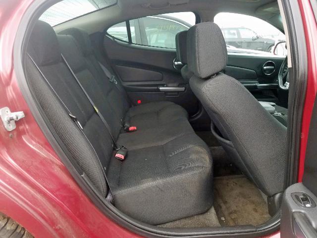 2G2WR554X61145962 - 2006 PONTIAC GRAND PRIX RED photo 6