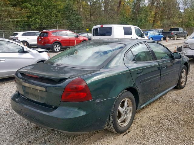 2G2WS522X41283618 - 2004 PONTIAC GRAND PRIX GREEN photo 4