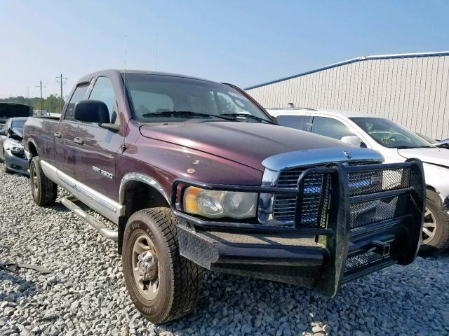 3D3KU28C34G156128 - 2004 DODGE RAM 2500 S Tünd qırmızı foto 1