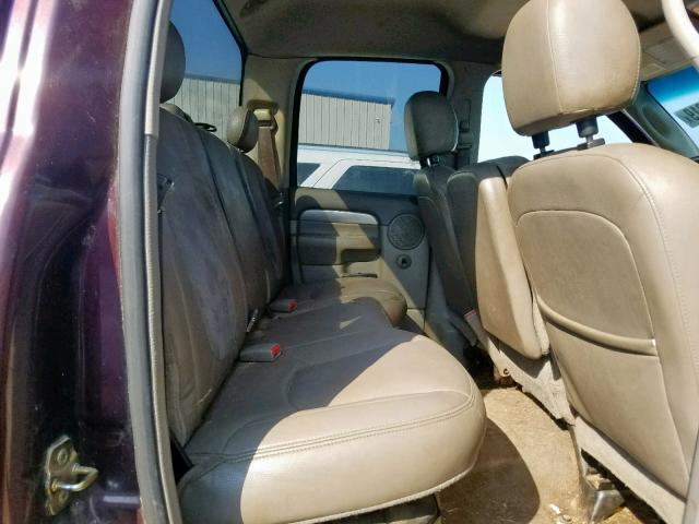3D3KU28C34G156128 - 2004 DODGE RAM 2500 S Tünd qırmızı foto 6