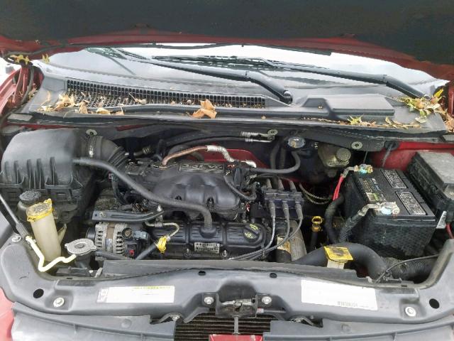 1D8HN44H78B184379 - 2008 DODGE GRAND CARA RED photo 7