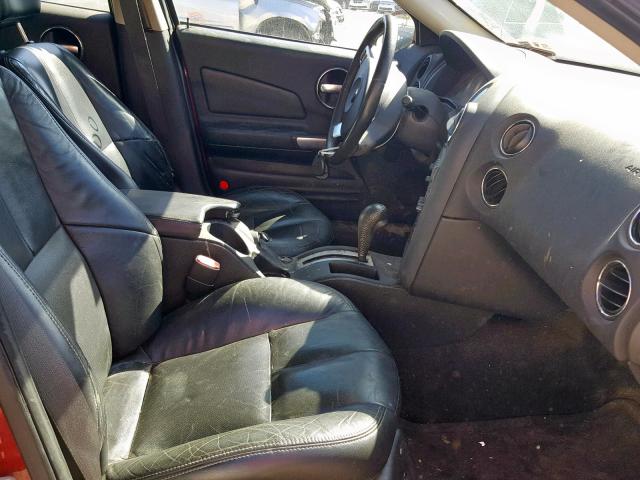 2G2WP552771159775 - 2007 PONTIAC GRAND PRIX RED photo 5