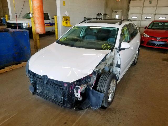 3VWML7AJ7BM622679 - 2011 VOLKSWAGEN JETTA TDI WHITE photo 2