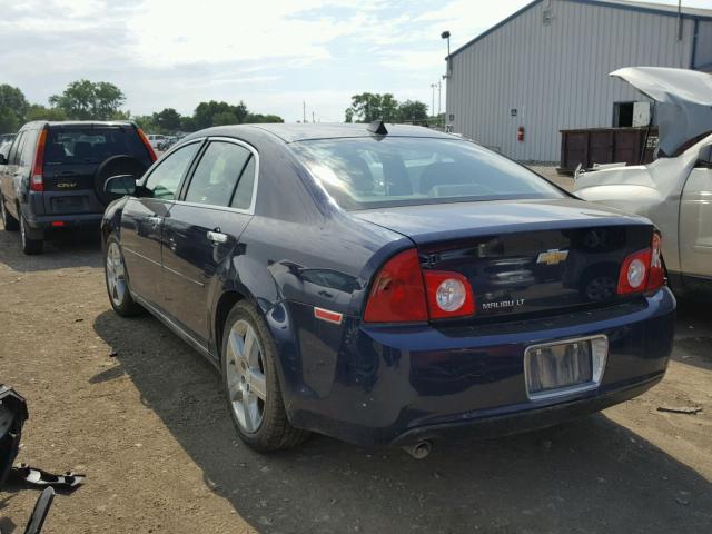 1G1ZC5E00CF343938 - 2012 CHEVROLET MALIBU 1LT BLUE photo 3