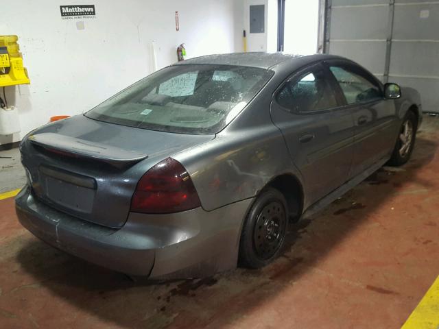 2G2WP522551204276 - 2005 PONTIAC GRAND PRIX Сұр фото 4
