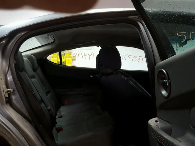 2G2WP522551204276 - 2005 PONTIAC GRAND PRIX Сұр фото 6