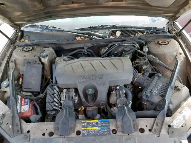 2G4WC582761226453 - 2006 BUICK LACROSSE C BEIGE photo 7