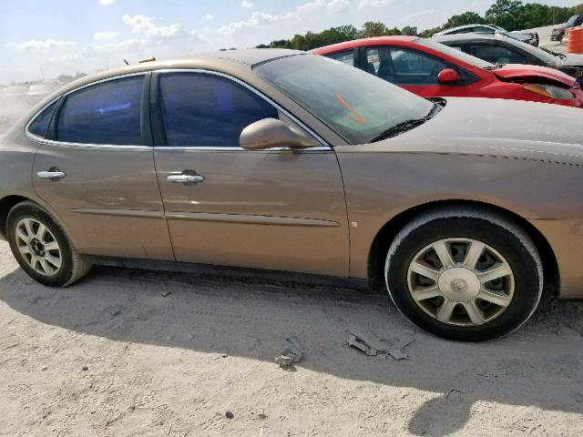 2G4WC582761226453 - 2006 BUICK LACROSSE C BEIGE photo 9