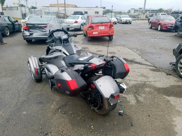 2BXNCBC19EV000791 - 2014 CAN-AM SPYDER ROA GRAY photo 3