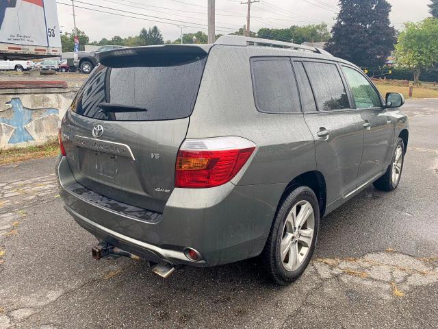 JTEES43A782041068 - 2008 TOYOTA HIGHLANDER GRAY photo 4