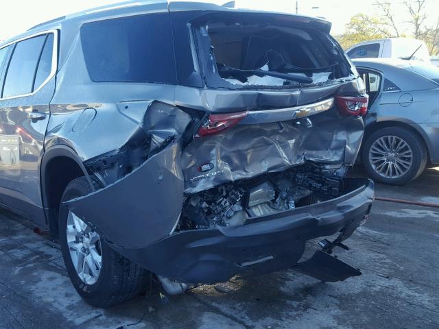 1GNERGKWXJJ213675 - 2018 CHEVROLET TRAVERSE L 灰色 照片 9