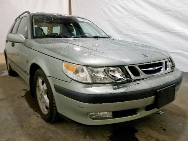 YS3EF58Z113043744 - 2001 SAAB 9-5 SE GREEN photo 1