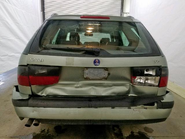 YS3EF58Z113043744 - 2001 SAAB 9-5 SE GREEN photo 9