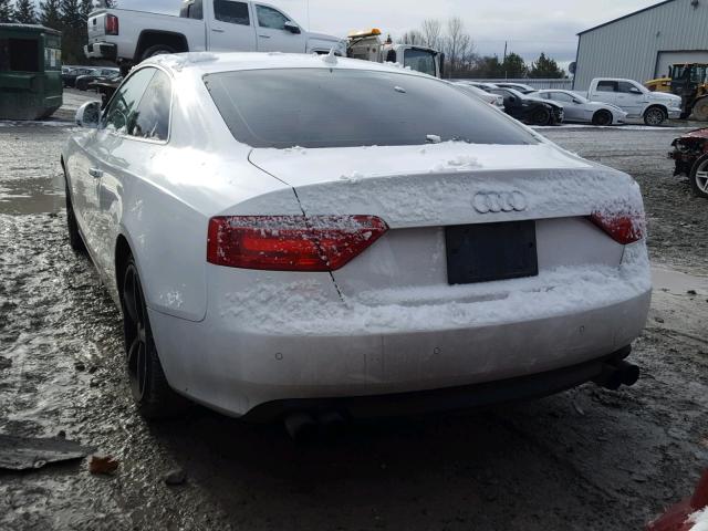 WAUDK78T59A016878 - 2009 AUDI A5 QUATTRO WHITE photo 3