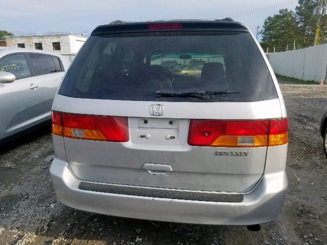 5FNRL18524B089467 - 2004 HONDA ODYSSEY LX SILVER photo 9